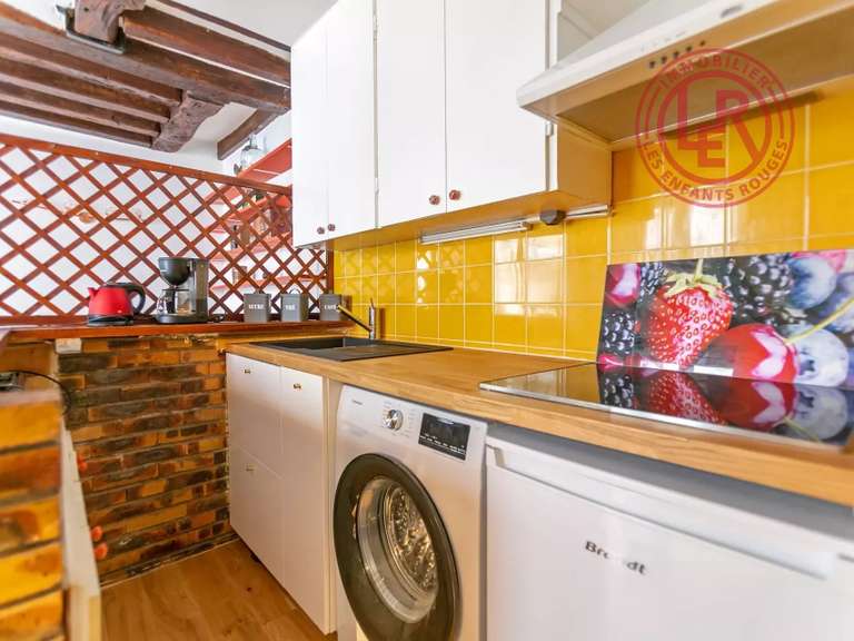 Appartement Paris 4e - 1 chambre - 31m²