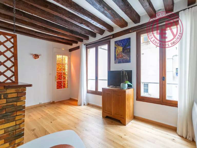 Appartement Paris 4e - 1 chambre - 31m²