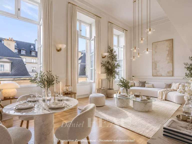 Appartement Paris 4e - 2 chambres - 114m²