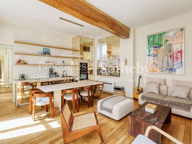 Appartement Paris 4e - 2 chambres - 69m²