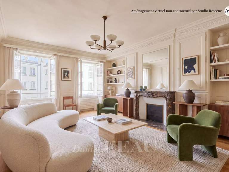 Appartement Paris 4e - 3 chambres - 121m²