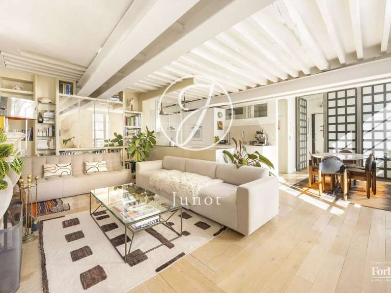 Appartement Paris 4e - 2 chambres - 105m²