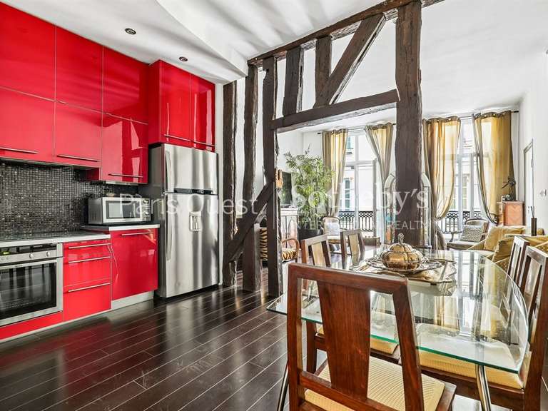 Appartement Paris 4e - 3 chambres - 91m²