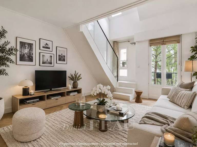 Appartement Paris 4e - 1 chambre - 39m²