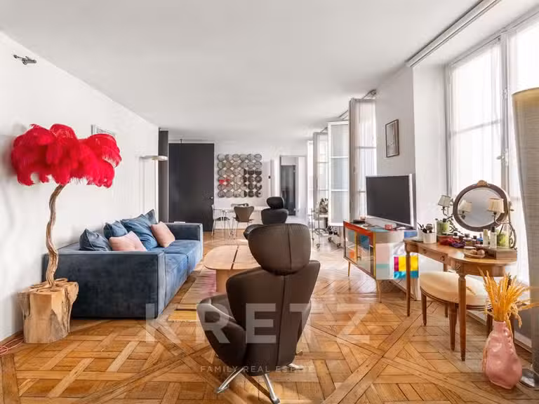 Appartement Paris 4e - 1 chambre - 80m²