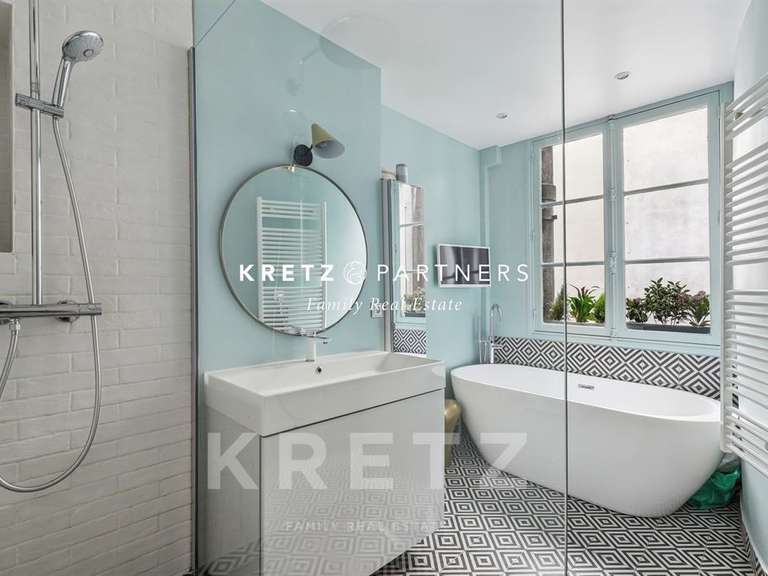 Appartement Paris 4e - 1 chambre - 80m²