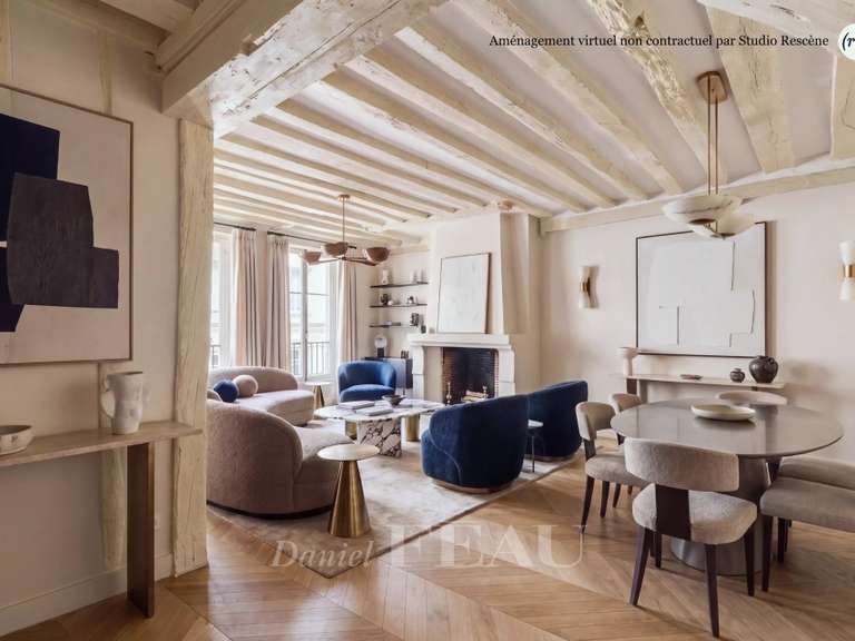 Apartment Paris 4e - 1 bedroom - 65m²