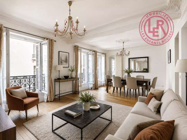 Appartement Paris 4e - 2 chambres - 91m²