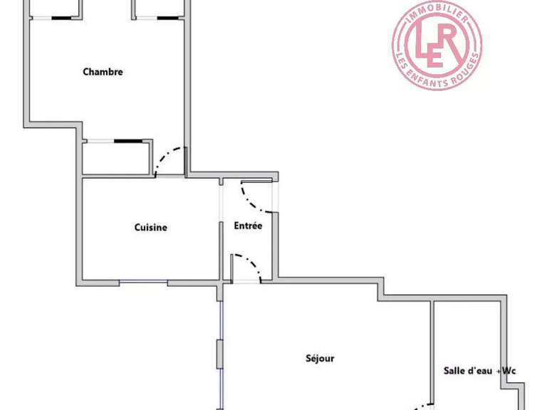 Appartement Paris 4e - 1 chambre - 43m²