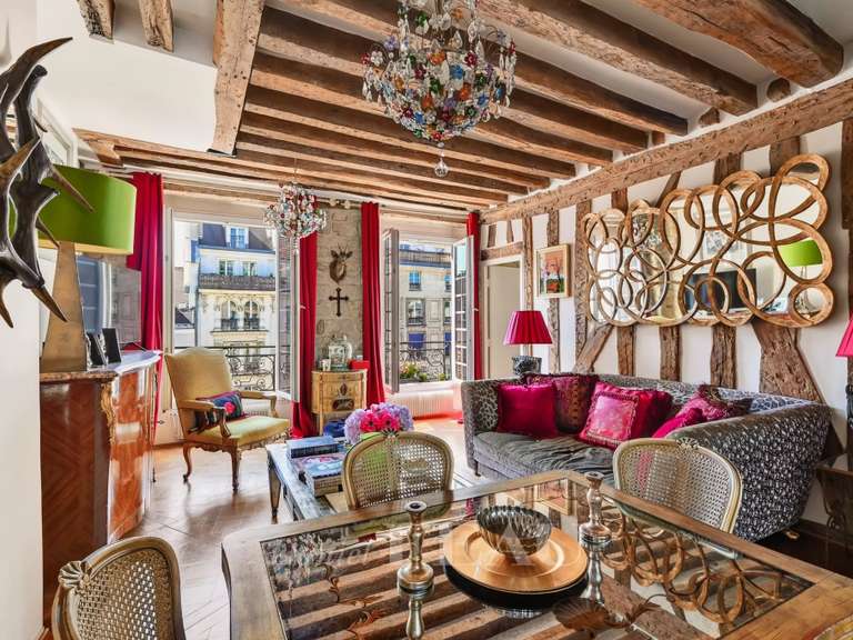 Appartement Paris 4e - 1 chambre - 42m²