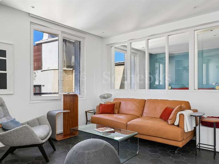 Appartement Paris 4e - 1 chambre - 51m²