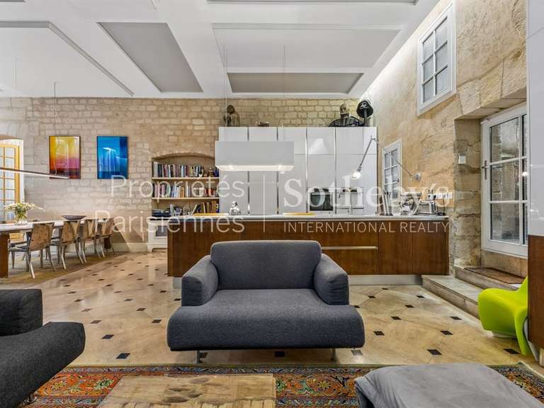 Appartement Paris 4e - 3 chambres - 176m²