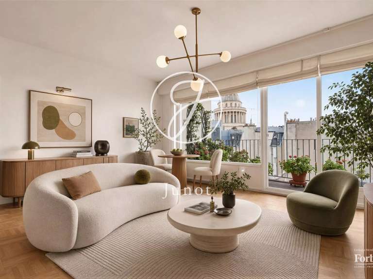 Appartement Paris 5e - 2 chambres - 99m²
