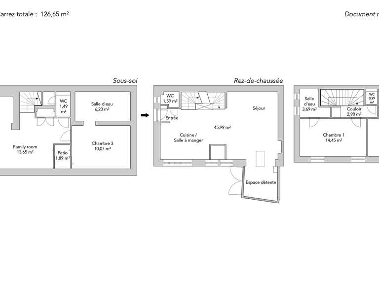 House Paris 5e - 3 bedrooms - 126m²