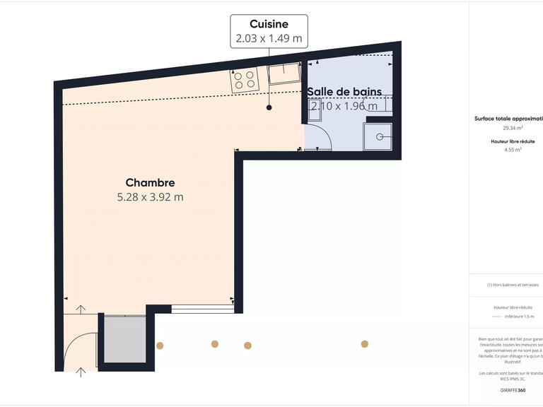 Appartement Paris 6e - 29m²