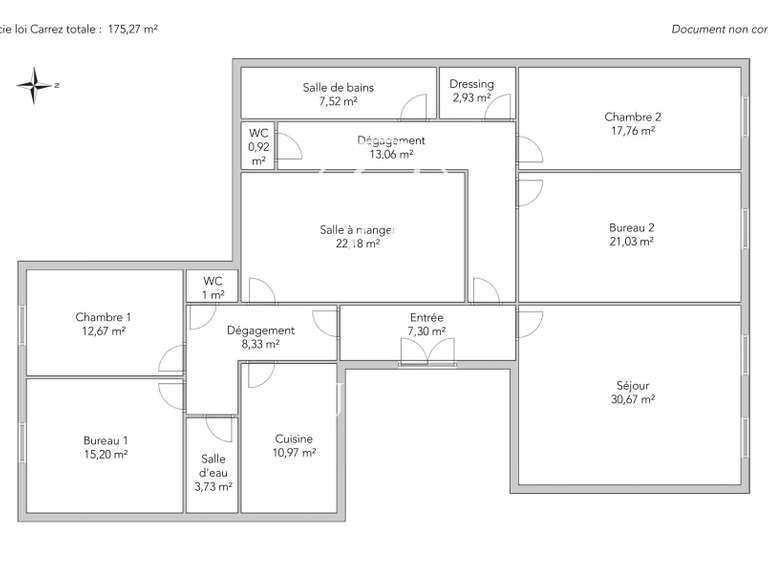 Appartement Paris 6e - 4 chambres - 175m²