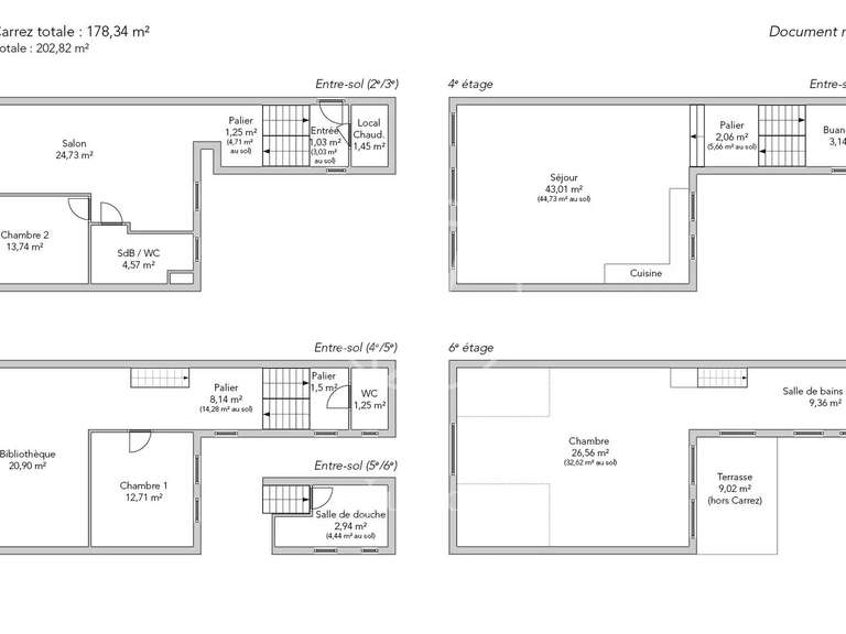 Apartment Paris 6e - 4 bedrooms - 202m²