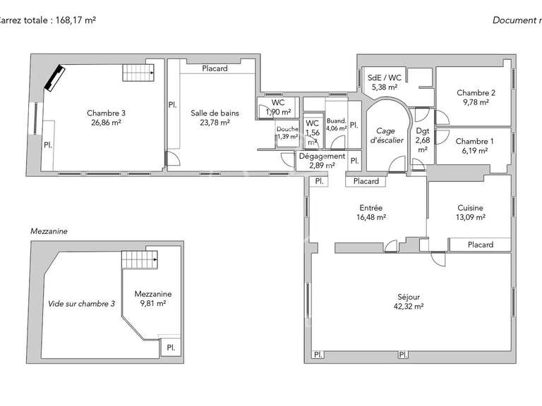 Apartment Paris 6e - 3 bedrooms - 171m²