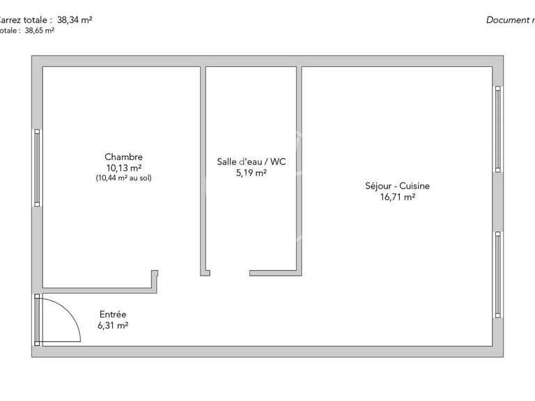 Apartment Paris 6e - 1 bedroom - 38m²