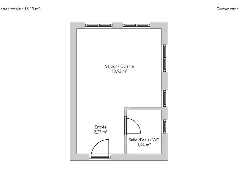 Apartment Paris 6e - 15m²