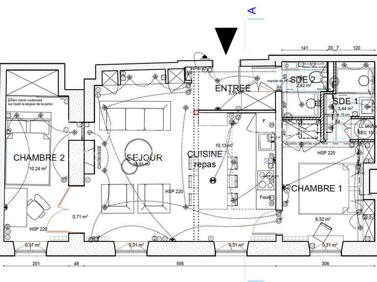 Apartment Paris 6e - 2 bedrooms - 57m²