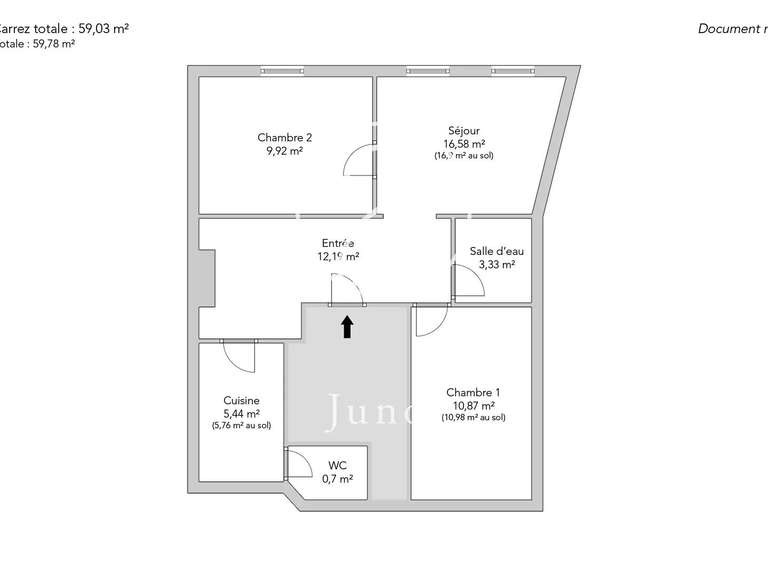 Apartment Paris 6e - 2 bedrooms - 59m²