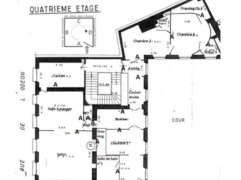 Appartement Paris 6e - 4 chambres