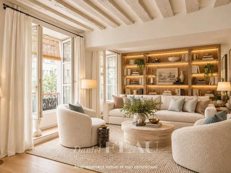 Appartement Paris 6e - 1 chambre - 72m²