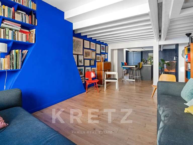 Appartement Paris 6e - 1 chambre - 75m²