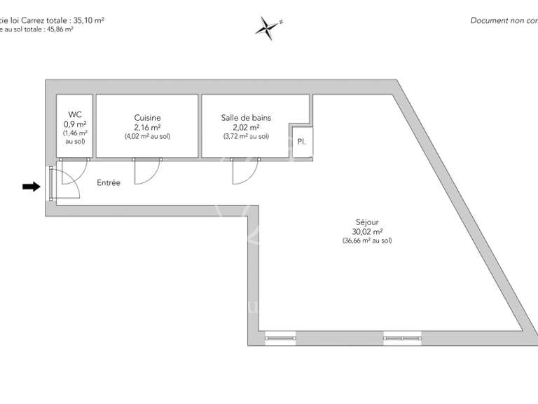 Apartment Paris 6e - 45m²