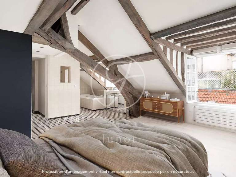 Appartement Paris 6e - 1 chambre - 85m²