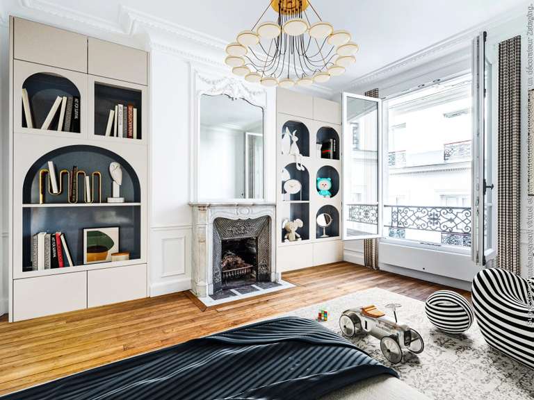 Appartement Paris 6e - 4 chambres - 185m²