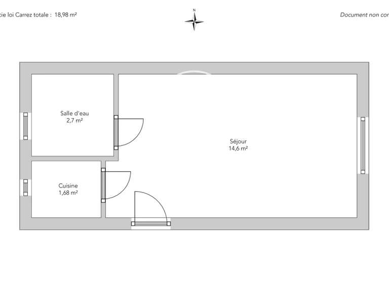 Apartment Paris 6e - 18m²