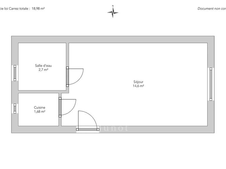 Apartment Paris 6e - 18m²