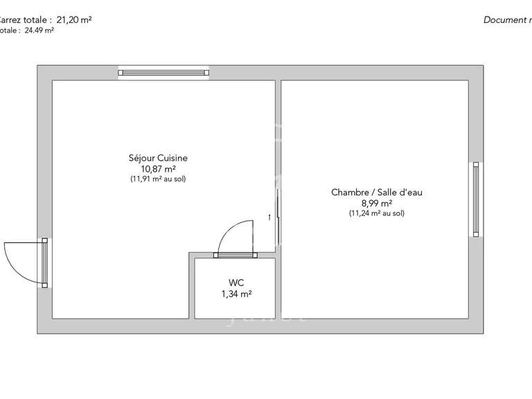 Apartment Paris 6e - 1 bedroom - 24m²
