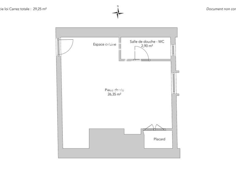 Appartement Paris 6e - 29m²