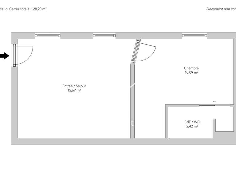 Apartment Paris 6e - 1 bedroom - 28m²