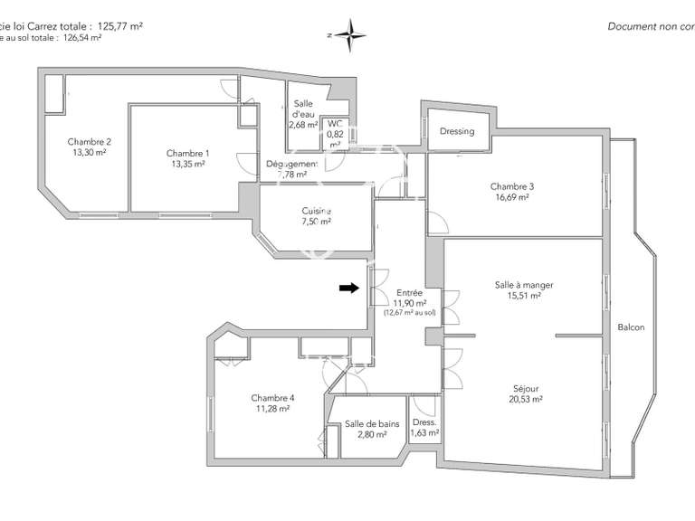 Appartement Paris 6e - 4 chambres - 135m²