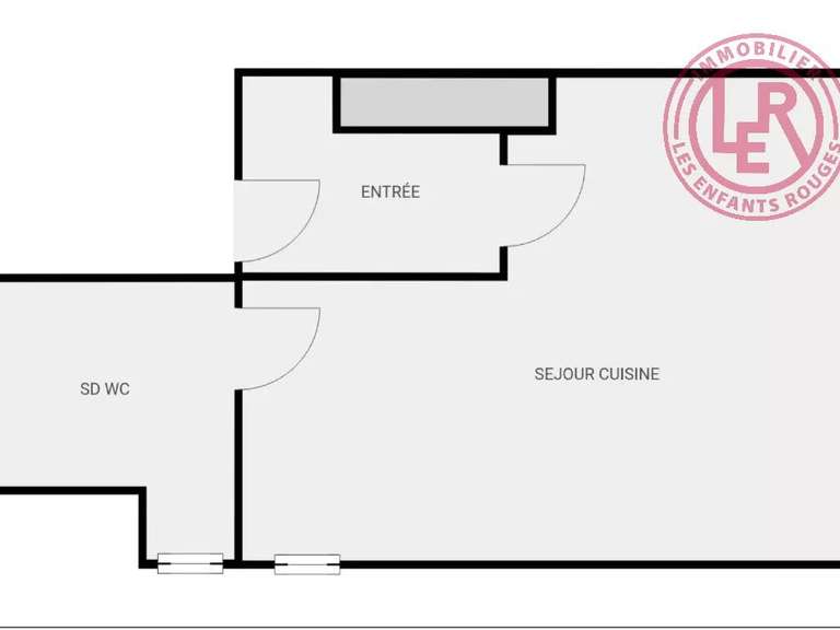 Appartement Paris 6e - 1 chambre - 11m²