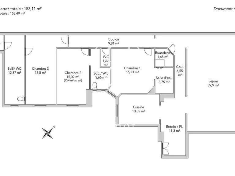 Apartment Paris 6e - 3 bedrooms - 156m²