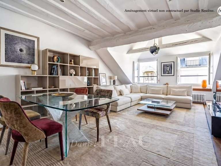 Appartement Paris 6e - 1 chambre - 51m²