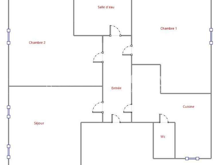 Appartement Paris 6e - 2 chambres - 55m²