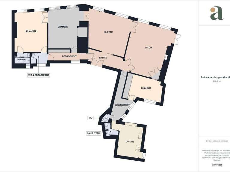 Appartement Paris - 3 chambres