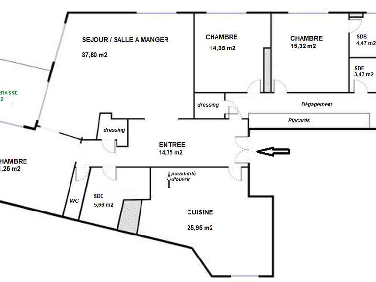Apartment Paris - 3 bedrooms - 165m²