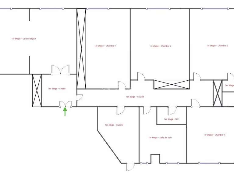 Appartement Paris 7e - 3 chambres - 124m²