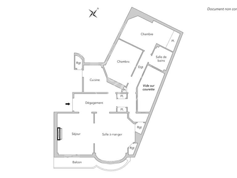 Apartment Paris 7e - 2 bedrooms - 93m²