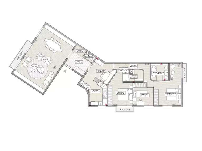 Apartment Paris 7e - 3 bedrooms - 125m²