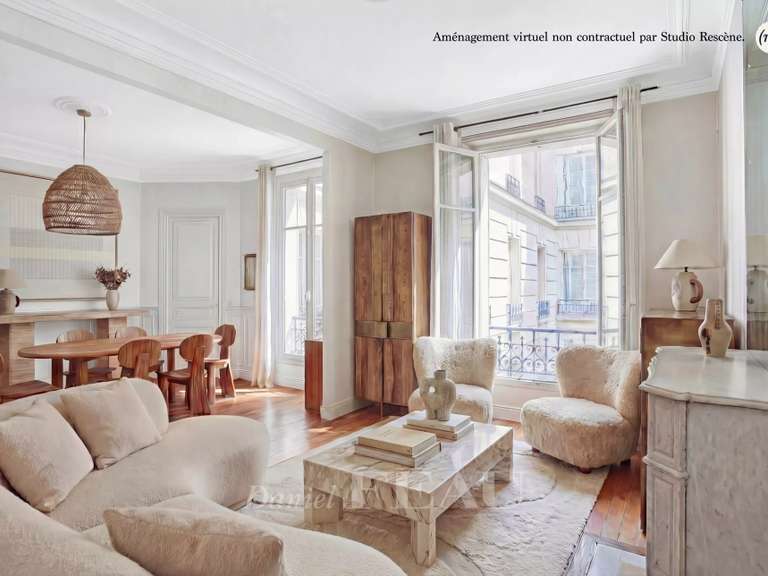 Appartement Paris 7e - 3 chambres - 77m²