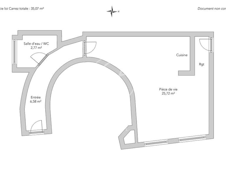 Appartement Paris 7e - 35m²