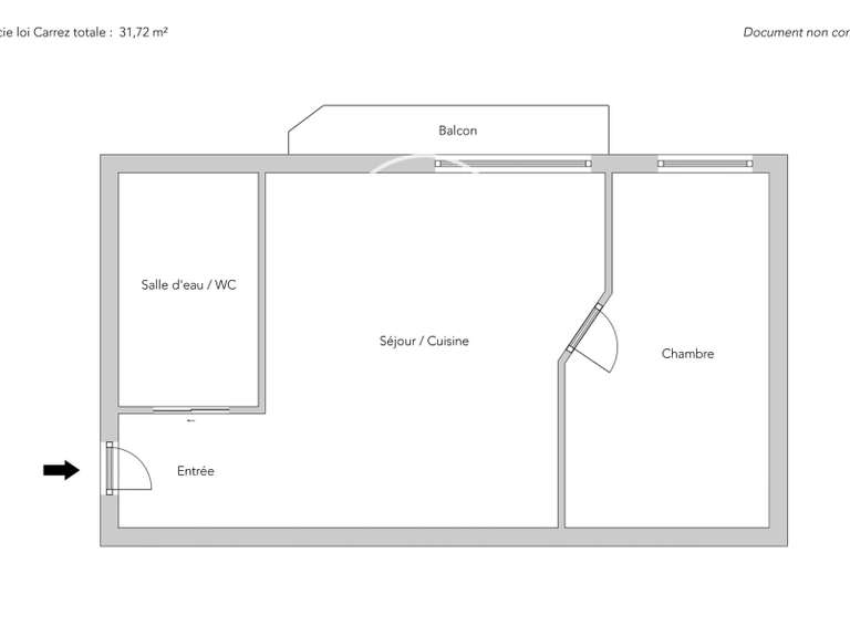 Apartment Paris 7e - 1 bedroom - 32m²